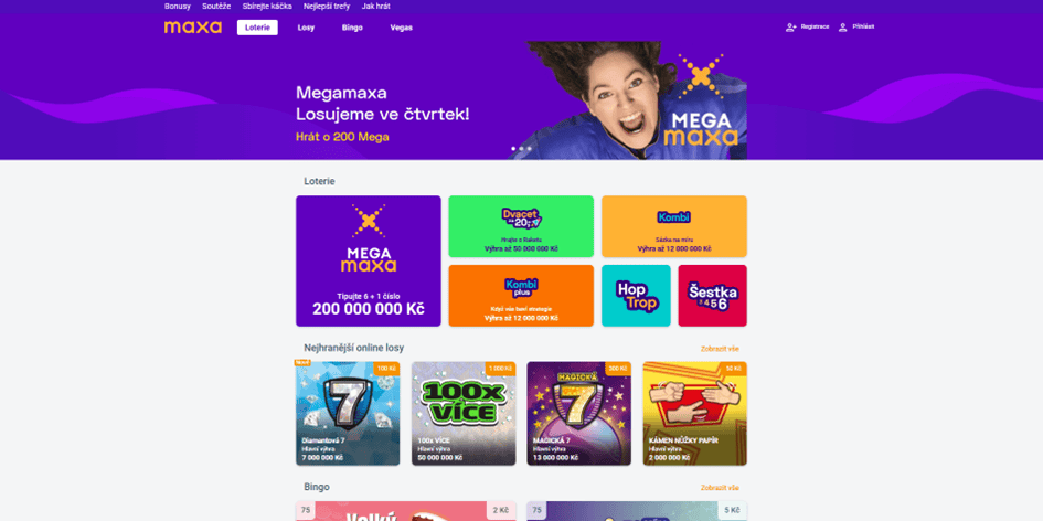 Loterie Maxa online