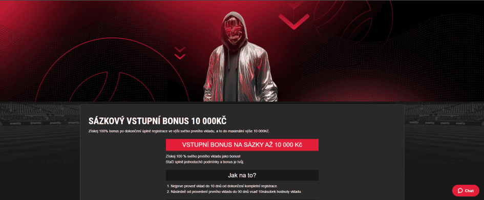 Vstupní bonus až 10 000 Kč