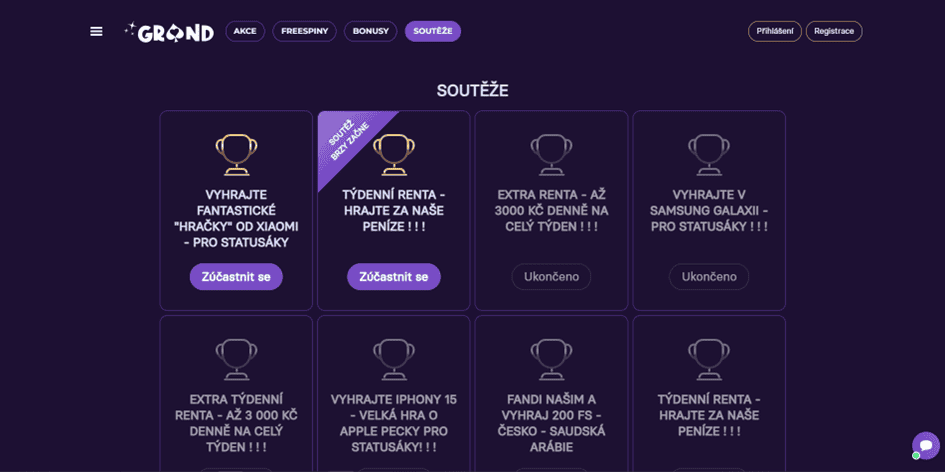 Týdenní soutěže
