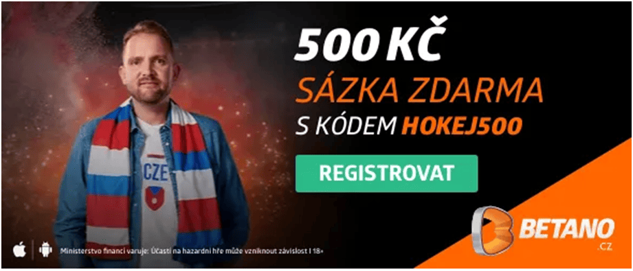 Sázka 500 Kč zdarma