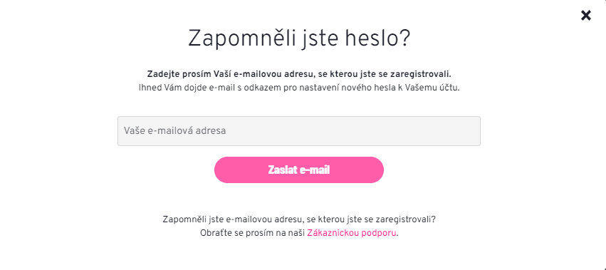 Jak jednoduše obnovit zapomenuté heslo