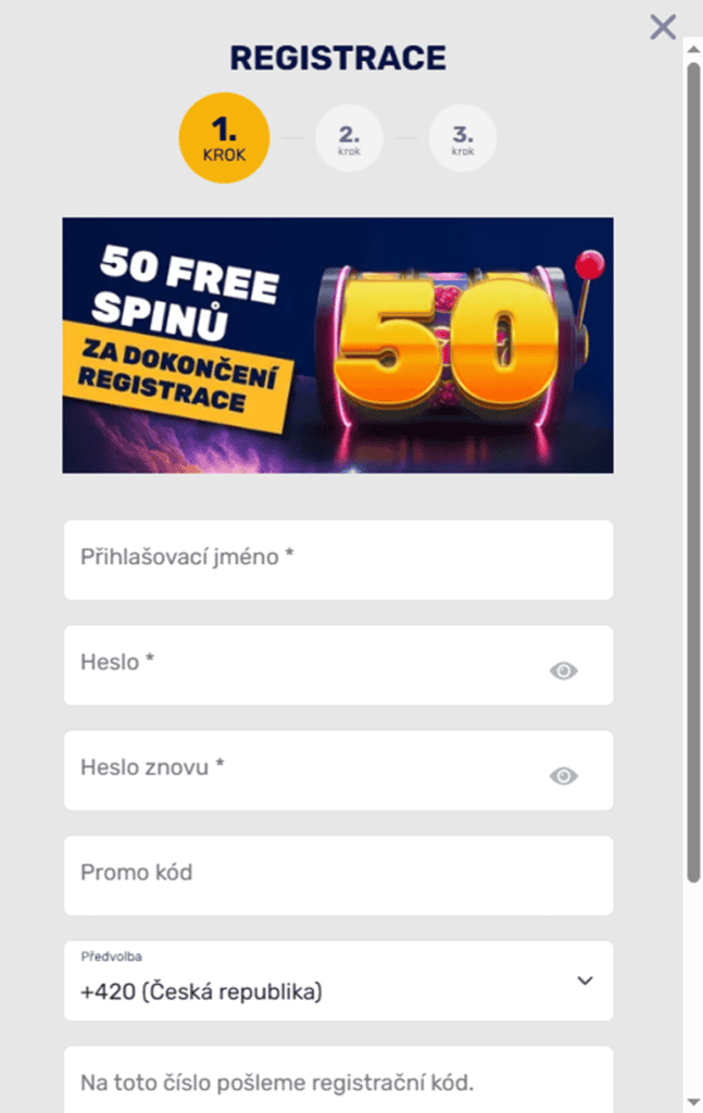 Vyplňte přihlašovací údaje