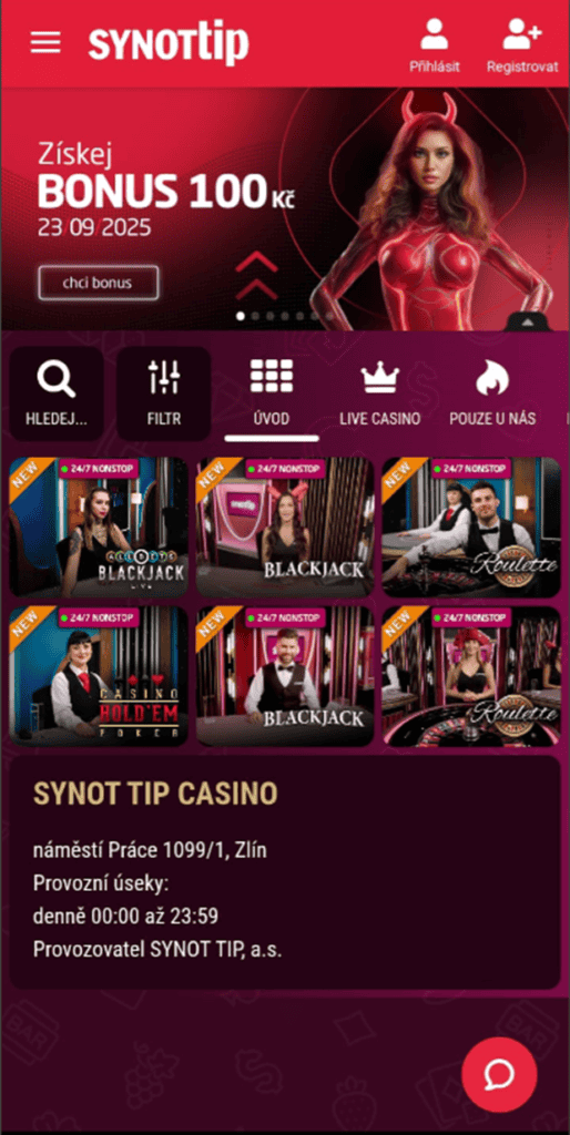 Live casino