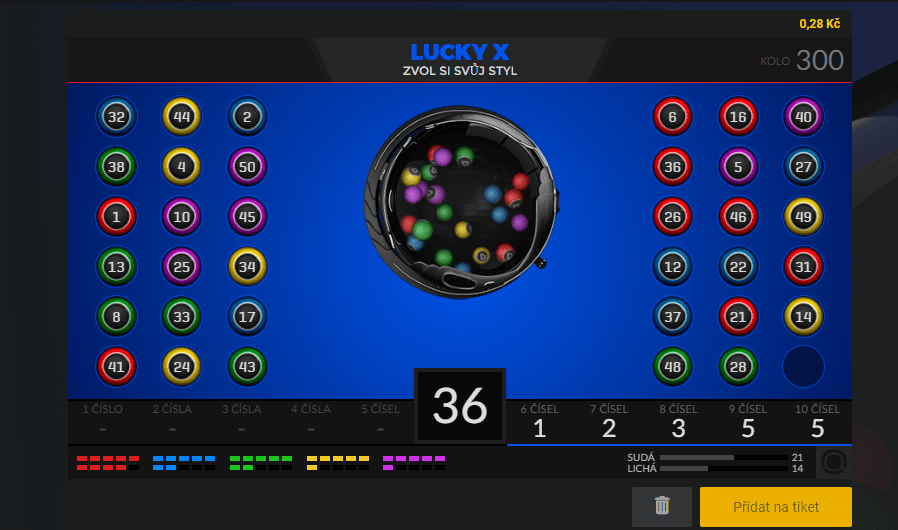 Jak se hraje loterie Lucky X