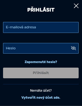 Přihlášení na MerkurXtip