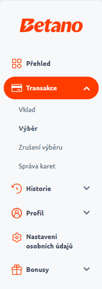 Klikněte na tlačítko „Výběr“