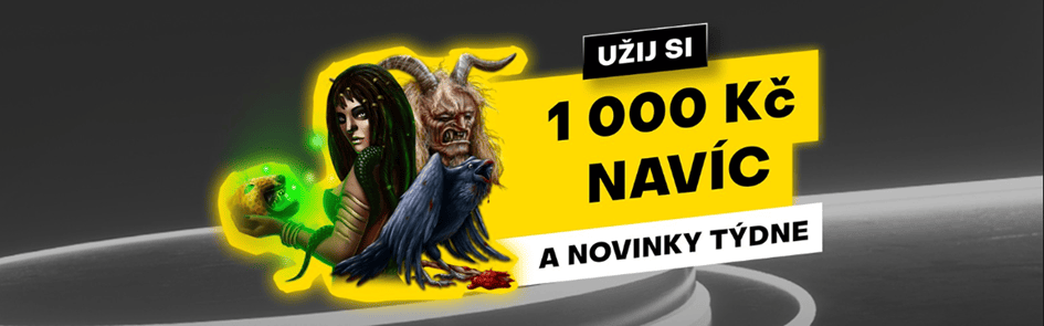 Novinky od Fortuny s bonusem až 1 000 Kč