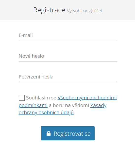 Registrace na NeteraPay