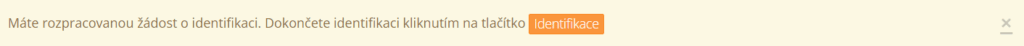 Dokončení identifikace