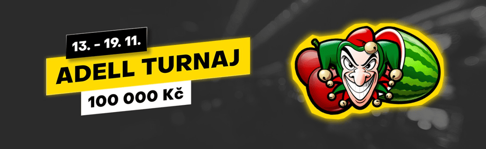 Adell turnaj ve Fortuna Casinu o 100 000 Kč