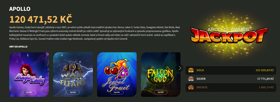 Apollo Games Jackpot