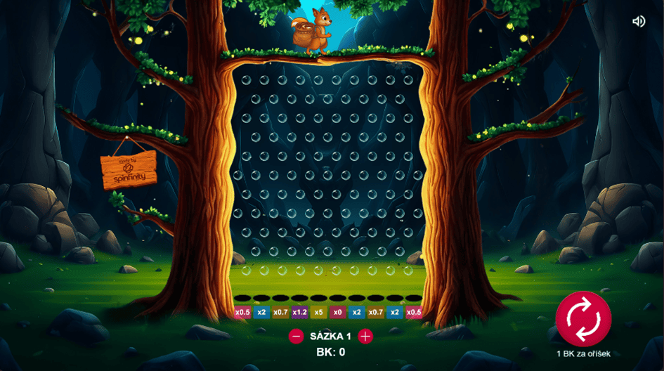 Veverčí plinko