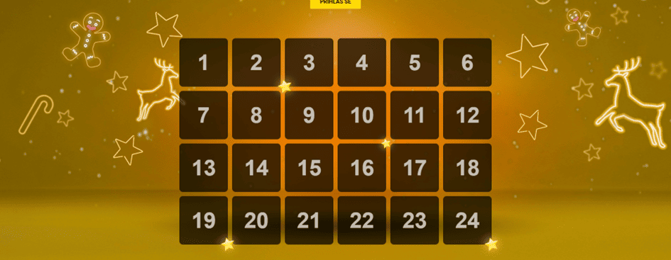 Adventní kalendář na Fortuna Casinu startuje!
