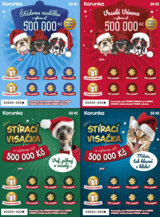 Stírací visačka od Korunky