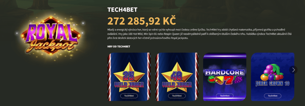 Tech4Bet Royal Jackpot