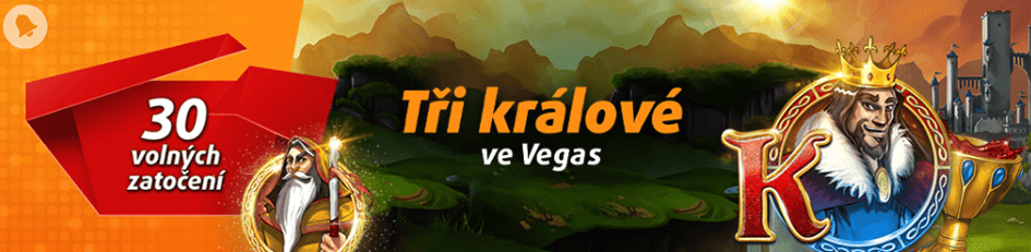 Tříkrálová nadílka 30 free spinů v Tipsport a Chance Vegas