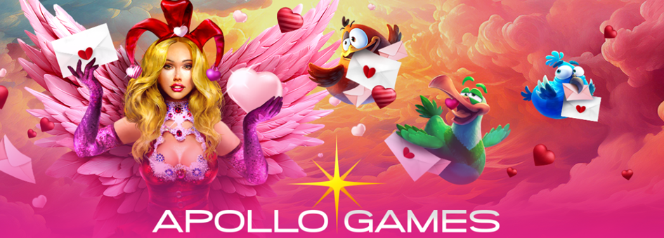 Zamilovaný týden s Apollo Games přináší nálož free spinů za protočení
