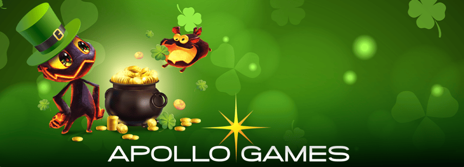 Dvojitý bonus 50 free spinů + 300 Kč na svatého Patrika v Apollo Games casino