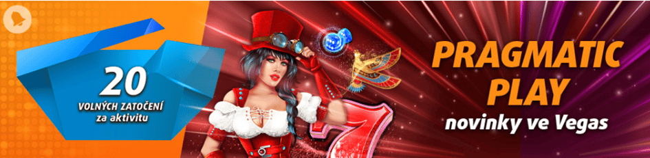 Dalších 20 free spinů s Pragmatic Play v Tipsport a Chance Vegas