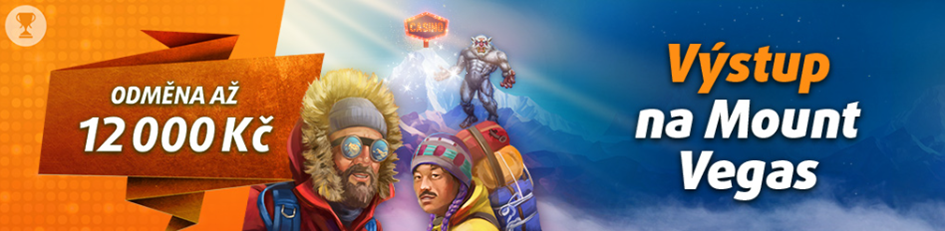 Výstup na Mount Vegas s odměnou až 12 000 Kč v Tipsportu a Chanci