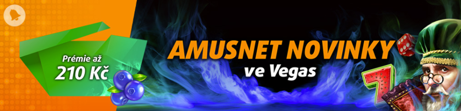 Bonus 30 Kč každý den na Amusnet novinkách ve Vegas