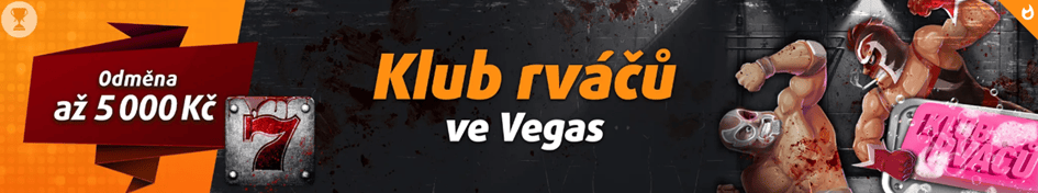 Turnajový Klub rváčů v Tipsport a Chance Vegas o až 5 000 Kč