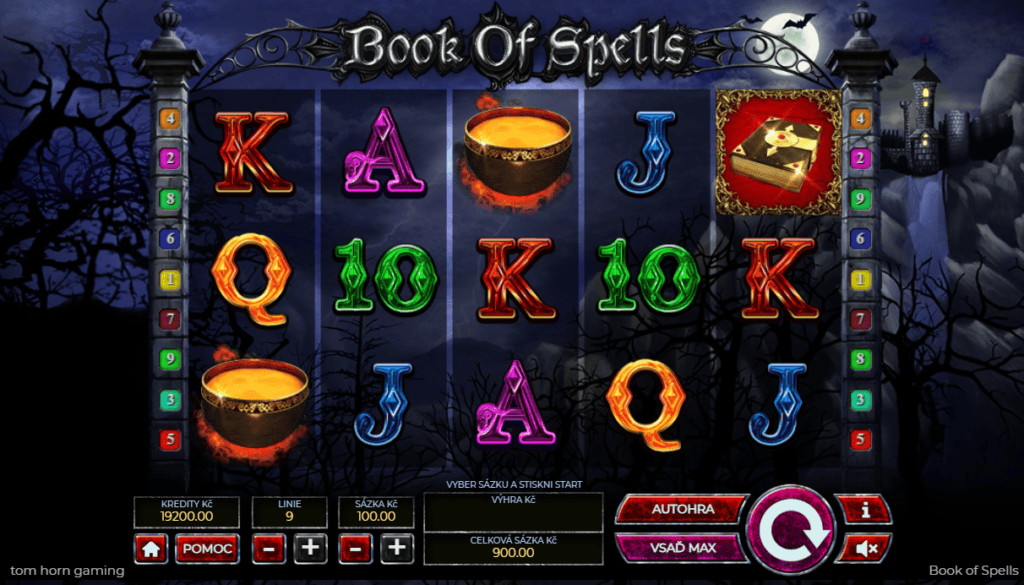 Hra Book of Spells zdarma v demo režimu