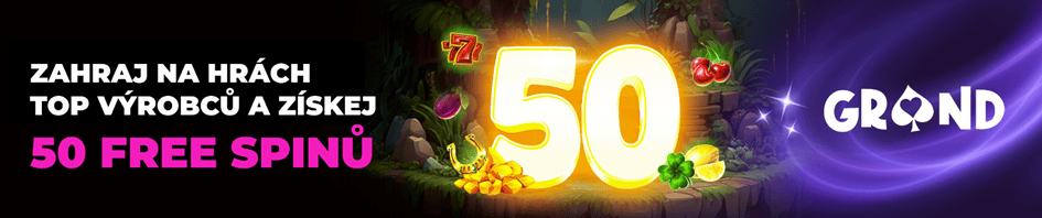 Mistrovský bonus až 50 free spinů od Grandwin Casina