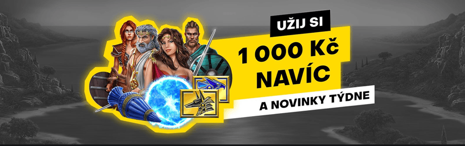 Bonus až 1 000 Kč s novinkami týdne na Fortuně!