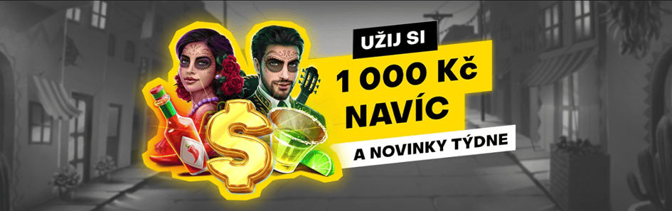Novinky týdne od Fortuny s bonusem až 1 000 Kč!