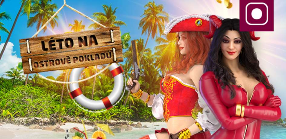 Léto na ostrově pokladů slibuje bonus každý den v Synot Tip Casinu