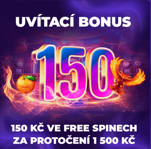 Vstupní bonus v Grandwin casinu 150 Kč ve free spinech