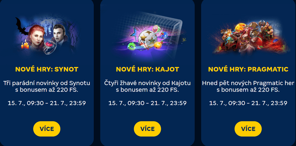 Trojnásobná akce v MerkurXtip casinu o až 660 free spinů!
