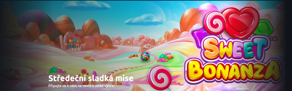 Středeční mise na Betanu o 70 free spinů na Sweet Bonanza