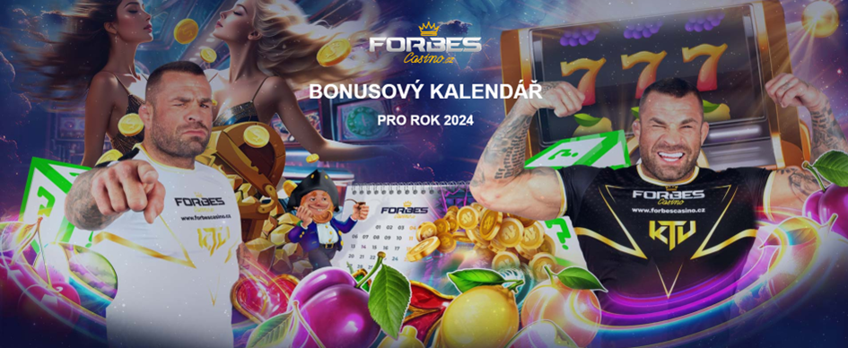 Srpnový bonusový kalendář ve Forbes Casinu