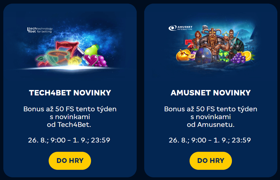 Bonus až 100 free spinů na novinkách na MerkurXtip