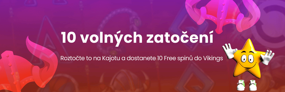 10 free spinů do hry Vikings ve Star casinu