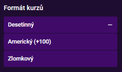 Úprava formátu kurzů v Kingsbet