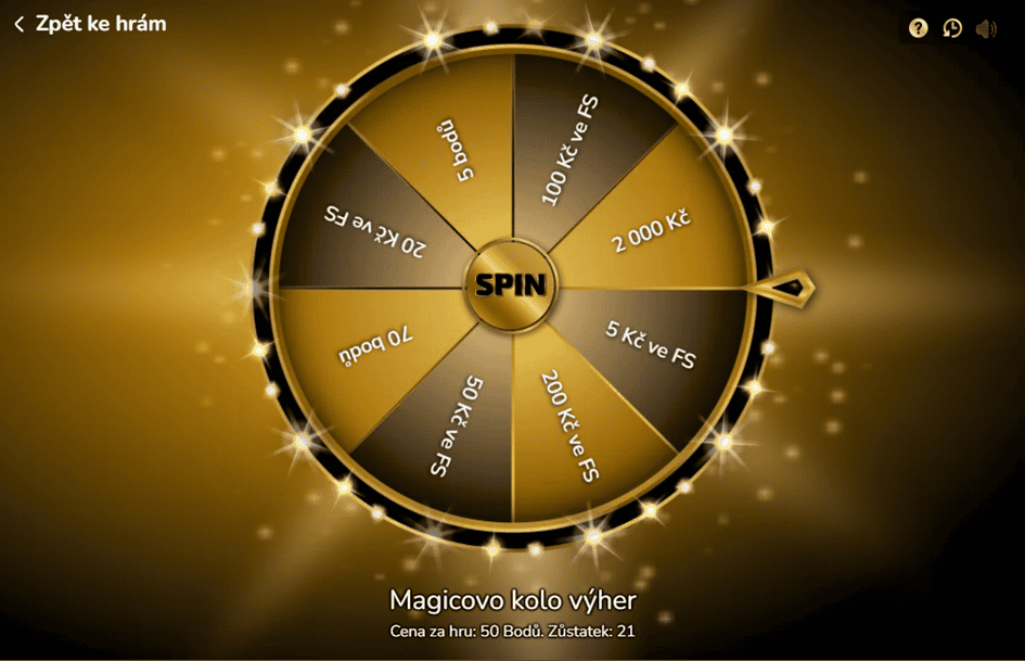 Kolo štěstí na Magic Planet