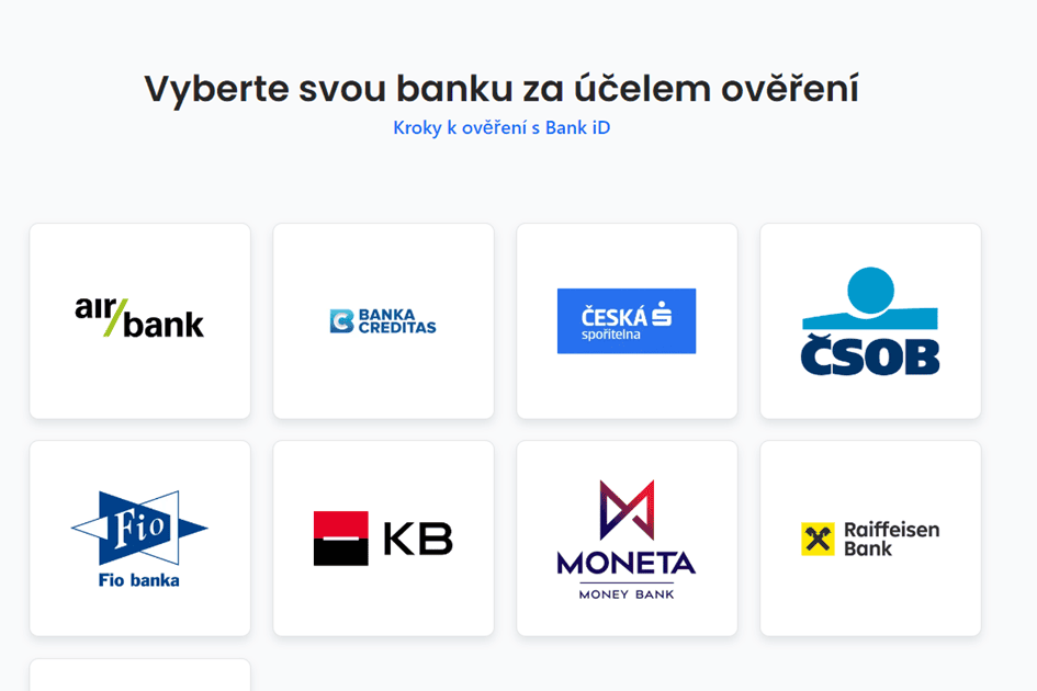 Vyberte si svou banku