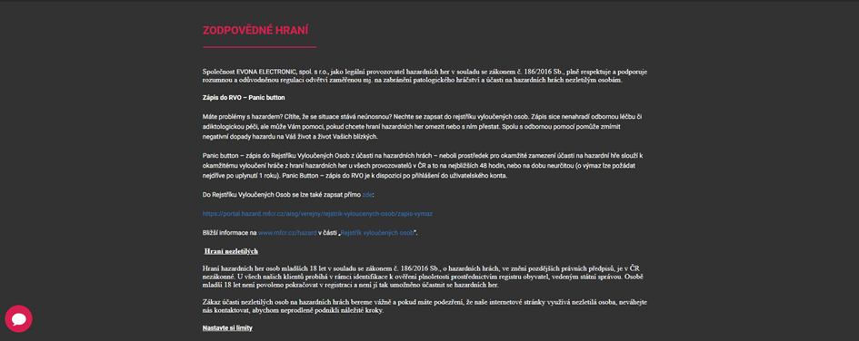 Návod a tipy na zodpovědné hraní v BetX casinu