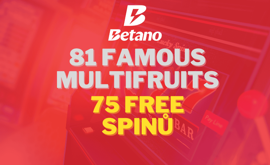 Úterní ovocná mise v Betano casinu přináší 75 free spinů do 81 Famous Multifruits