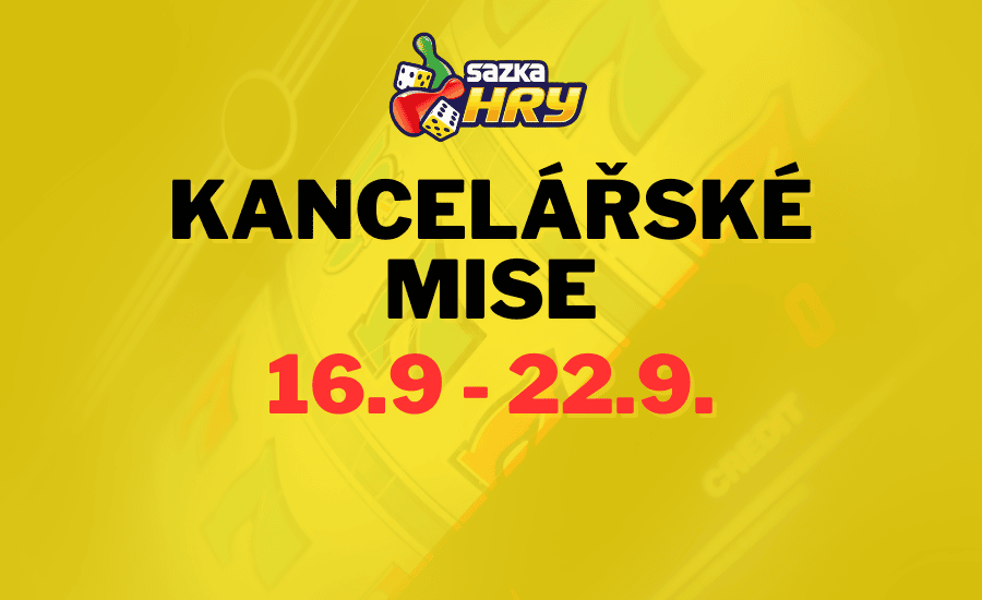 Týdenní kancelářské mise od Sazka Her s bonusem na každý den 16.9 – 22.9.