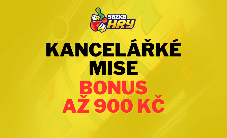 Kancelářské mise v Sazka Hrách s bonusy na celý týden od 9.9.