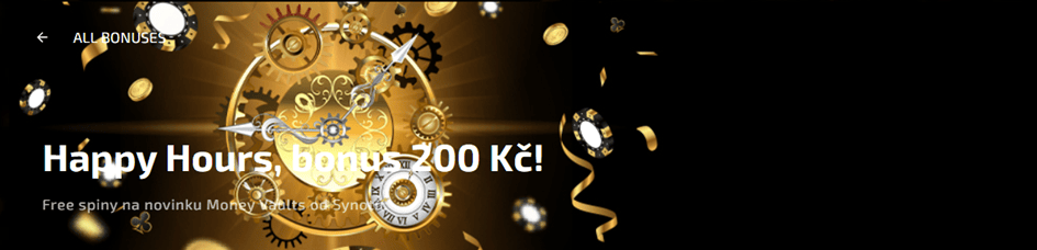 200 Kč ve free spinech do Money Vaults v Magic Planet casinu