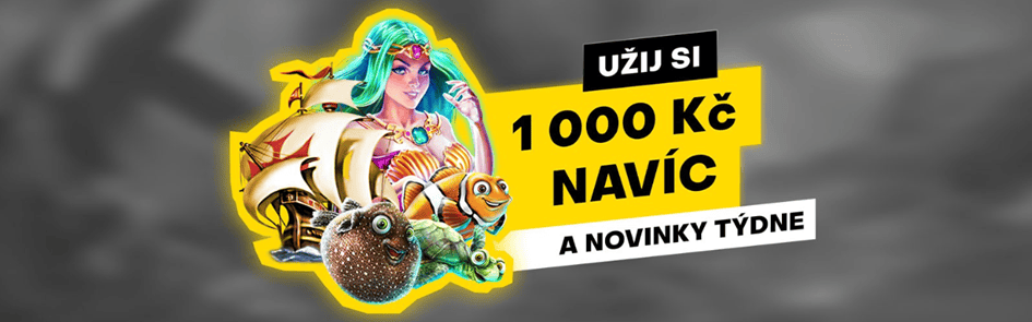 Bonus až 1 000 Kč na novinkách od Amusnet, Synot a Playtech na Fortuně