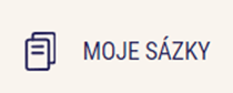Klikněte na "Moje sázky"