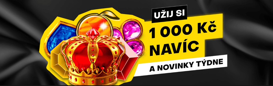 Bonus 1 000 Kč na novinky od Tech4Bet, Apollo Games a Endorphina