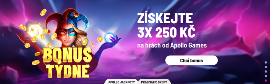 Hra týdne a víkendu s bonusem 750 Kč