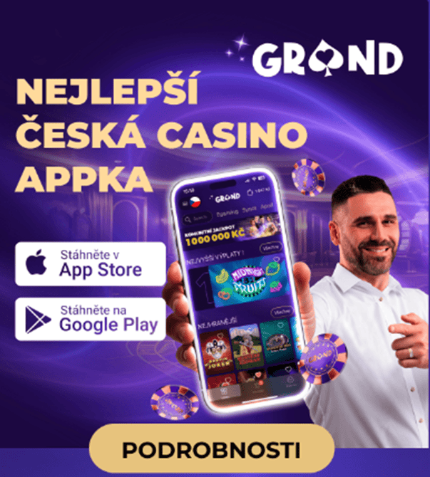 Mobilní aplikace Grandwin casino